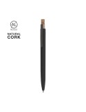 Stylo pratique Xarlon Matières : liège Couleurs : noir impression haute définition