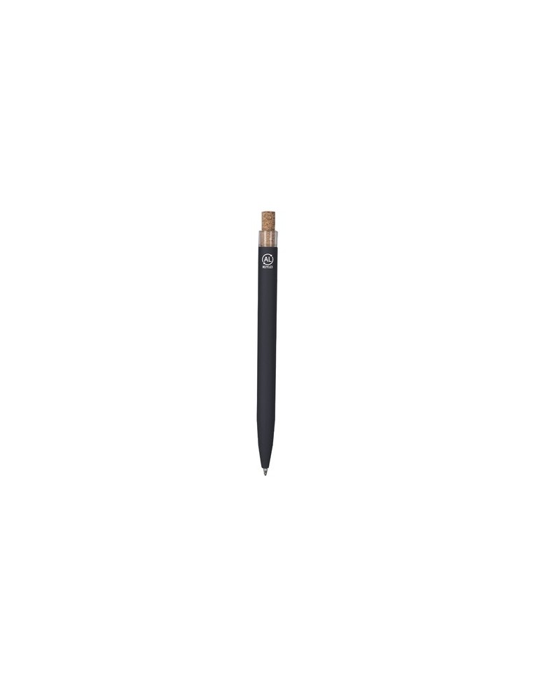 Stylo pratique Xarlon Matières : liège Couleurs : bleu marine objet publicitaire robuste