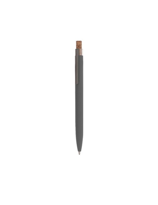 Stylo pratique Xarlon Matières : liège Couleurs : bleu marine objet promotionnel éco-responsable