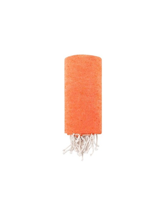Paréo Serviette Pratique Dikky Matières : coton recyclé Couleurs : orange