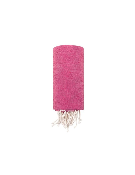 Paréo Serviette Pratique Dikky Matières : coton recyclé Couleurs : orange marquage laser ultra précis