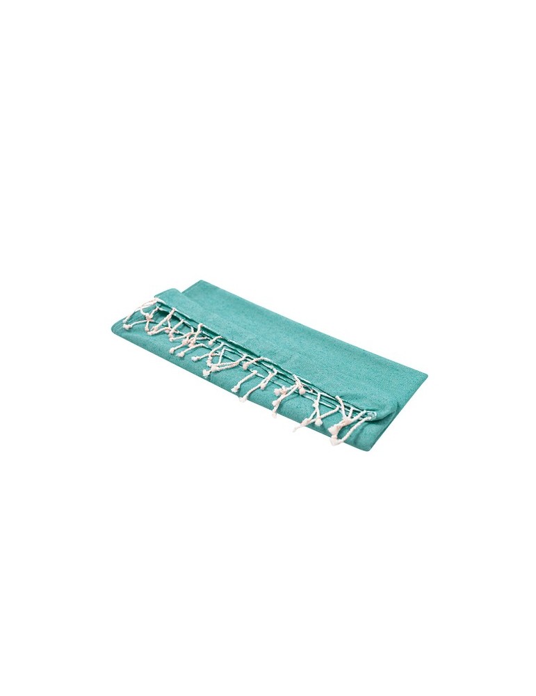 Paréo Serviette Pratique Dikky Matières : coton recyclé Couleurs : vert clair personnalisation sur mesure