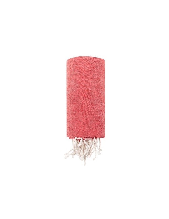 Paréo Serviette Pratique Dikky Matières : coton recyclé Couleurs : vert clair marquage couleur éclatante