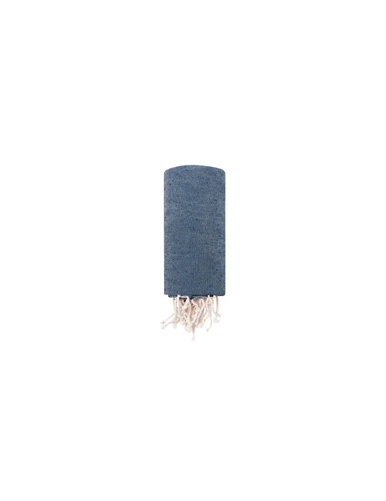 Paréo Serviette Pratique Dikky Matières : coton recyclé Couleurs : bleu clair personnalisable avec votre logo