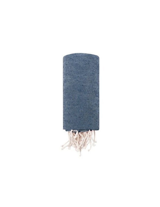 Paréo Serviette Pratique Dikky Matières : coton recyclé Couleurs : bleu clair personnalisable avec votre logo