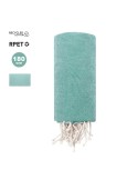 Paréo Serviette Pratique Dikky Matières : coton recyclé Couleurs : bleu goodies personnalisé en stock