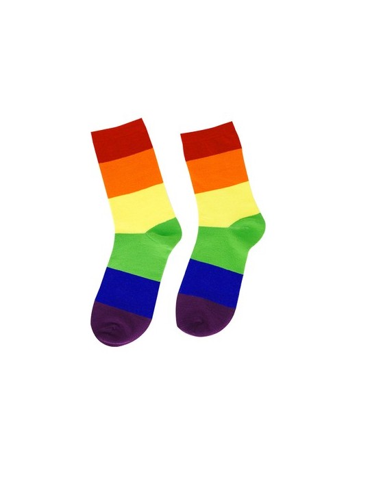Chaussette confortable Tarox Matières : polyester Couleurs : rainbow Pointure : S/M