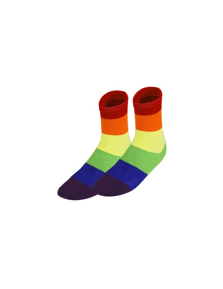 Chaussette confortable Tarox Matières : polyester Couleurs : rainbow Pointure : S/M cadeau entreprise pas cher