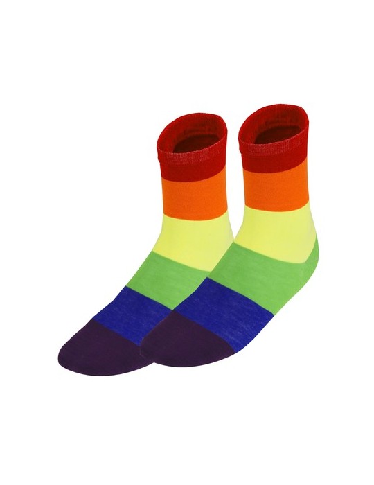 Chaussette confortable Tarox Matières : polyester Couleurs : rainbow Pointure : S/M cadeau entreprise pas cher