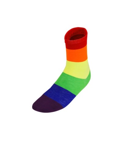 Chaussette confortable Tarox Matières : polyester Couleurs : rainbow Pointure : S/M impression haute définition