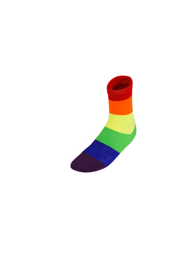 Chaussette confortable Tarox Matières : polyester Couleurs : rainbow Pointure : S/M impression haute définition