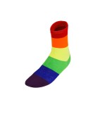 Chaussette confortable Tarox Matières : polyester Couleurs : rainbow Pointure : S/M impression haute définition