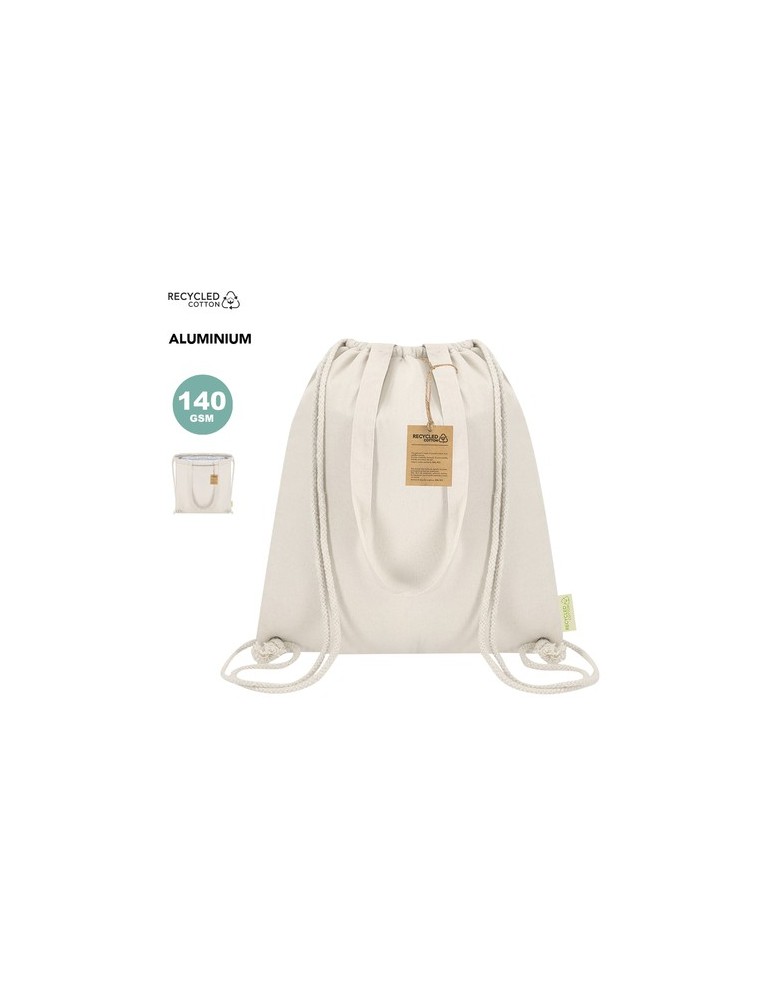 Sac à Dos Glacière Pratique Nelon Matières : coton recyclé Couleurs : naturel personnalisable avec votre logo