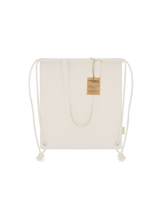 Sac à Dos Glacière Pratique Nelon Matières : coton recyclé Couleurs : naturel impression haute définition