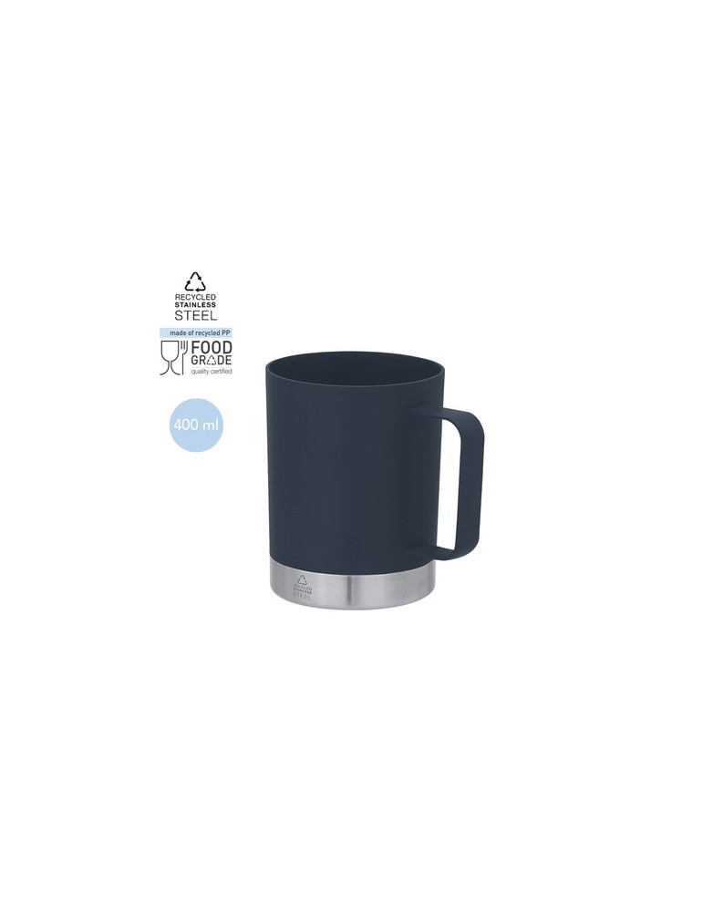 Tasse Pratique Rosby Couleurs : noir Matières : polypropylène (PP) recyclé goodies publicitaire événementiel