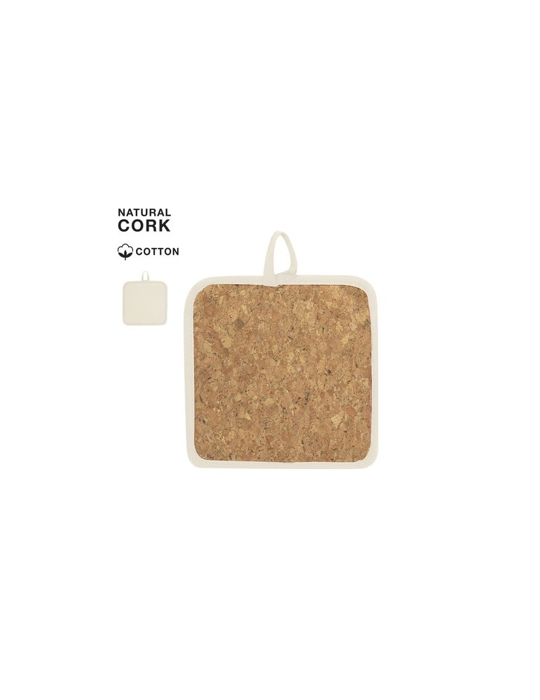Manique pratique Nayron Matières : liège Couleurs : naturel personnalisable avec votre logo