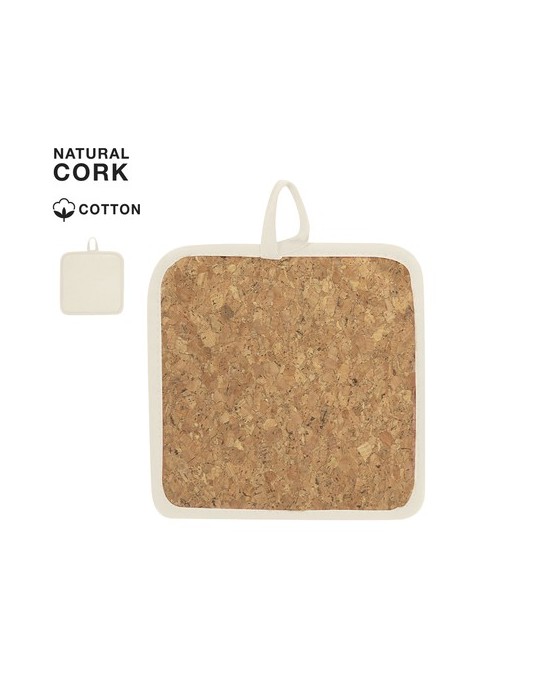 Manique pratique Nayron Matières : liège Couleurs : naturel personnalisable avec votre logo