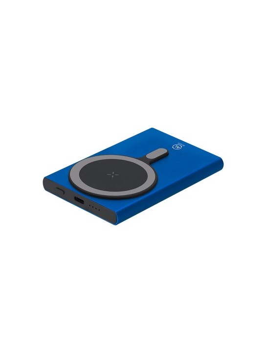 Power Bank Pratique Bertex Matières : aluminium recyclé  Couleurs : bleu accessoire événementiel unique
