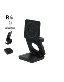 Chargeur Pratique Komal Matières : ABS recyclé Couleurs : noir personnalisable avec votre logo