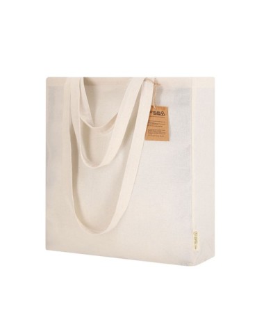 Sac pratique Kamuy Matières : coton recyclé Couleurs : naturel cadeau entreprise pas cher