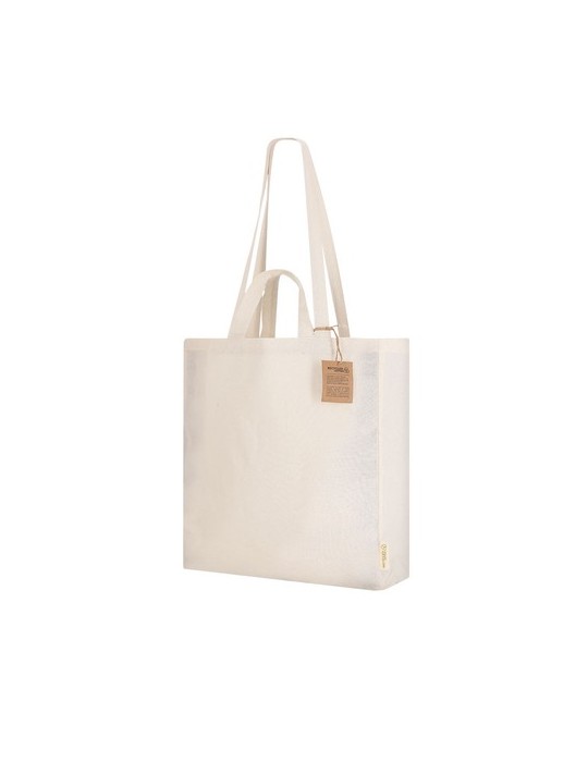 Sac pratique Kamuy Matières : coton recyclé Couleurs : naturel goodies publicitaire événementiel