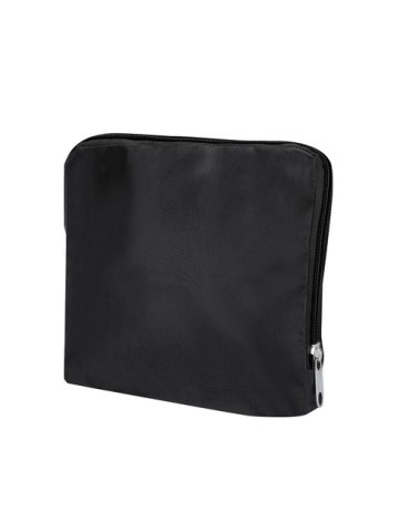 Sac publicitaire pliable Pesk Matières : PET recyclé Couleurs : noir marquage laser ultra précis
