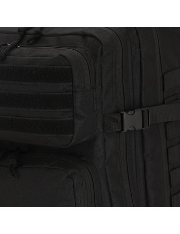 Sac à Dos publicitaire  Bruxdul Couleurs : noir Matières : polyester recyclé marquage laser ultra précis