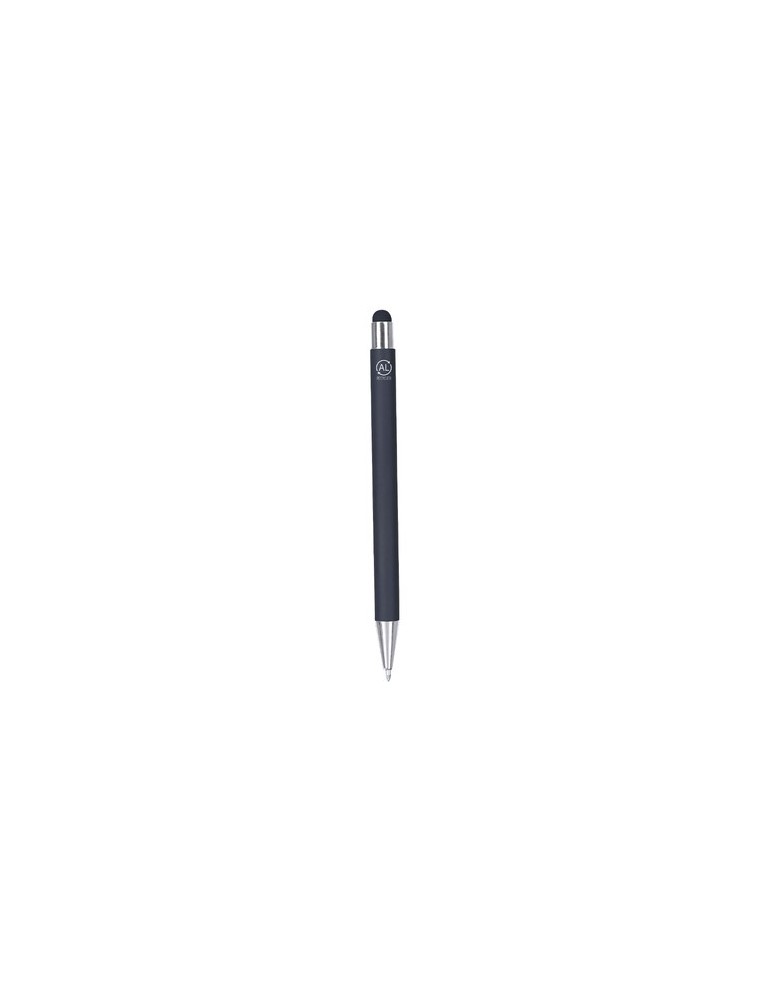 Stylet Bille publicitaire personnalisé Yarnox Matières : caoutchouc Couleurs : bleu marine goodies publicitaire événementiel