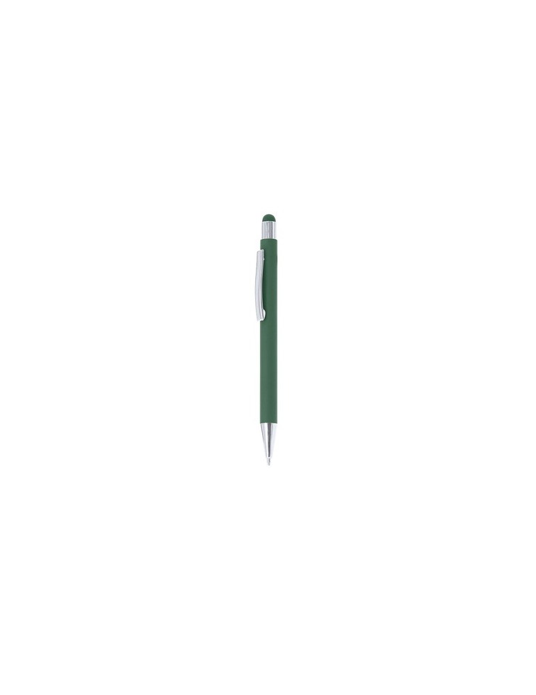 Stylet Bille publicitaire personnalisé Yarnox Matières : caoutchouc Couleurs : blanc impression logo haute qualité