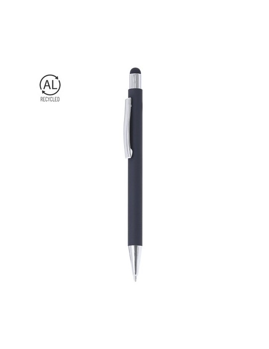 Stylet Bille publicitaire personnalisé Yarnox Matières : caoutchouc Couleurs : rouge objet promotionnel éco-responsable