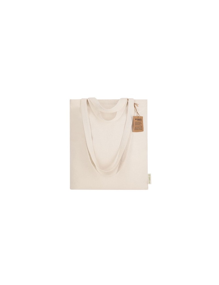 Sac publicitaire personnalisé Drulik Matières : coton recyclé Couleurs : naturel