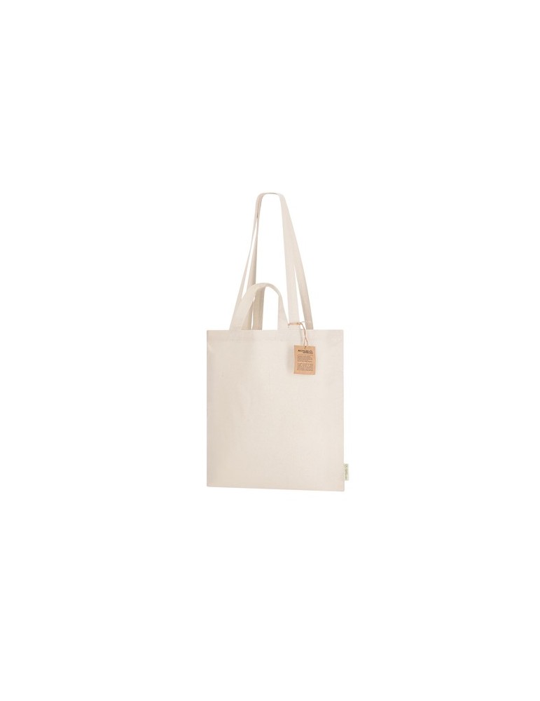 Sac publicitaire personnalisé Drulik Matières : coton recyclé Couleurs : naturel goodies publicitaire événementiel
