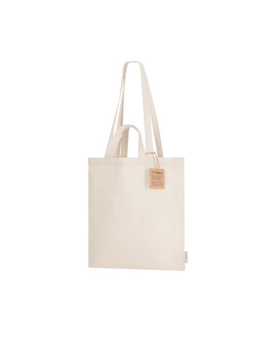 Sac publicitaire personnalisé Drulik Matières : coton recyclé Couleurs : naturel goodies publicitaire événementiel
