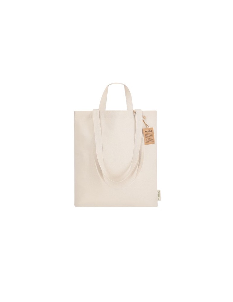 Sac publicitaire personnalisé Drulik Matières : coton recyclé Couleurs : naturel impression haute définition
