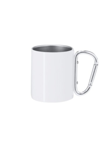 Tasse personnalisée de sublimation  Beesbur Matières : acier inoxydable Couleurs : blanc