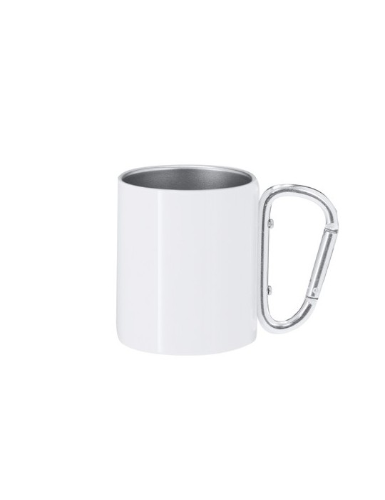 Tasse personnalisée de sublimation  Beesbur Matières : acier inoxydable Couleurs : blanc