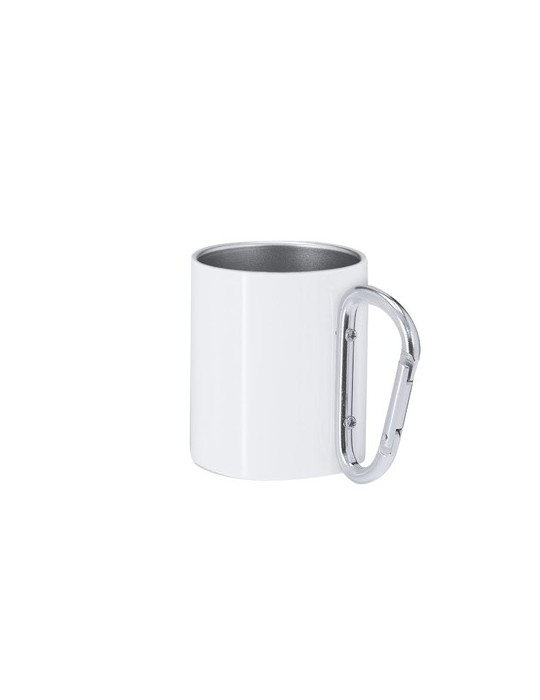 Tasse personnalisée de sublimation  Beesbur Matières : acier inoxydable Couleurs : blanc cadeau entreprise pas cher