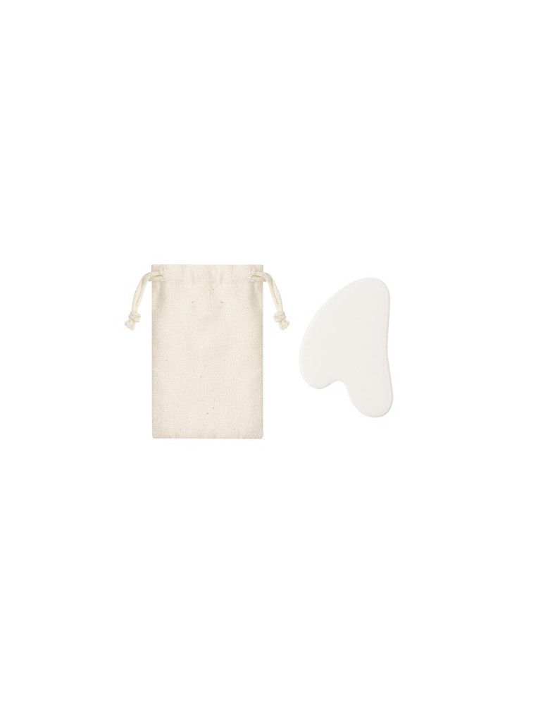 Masseur Facial Éco-responsable Personnalisé Kunkor Couleurs : blanc Matières : jade