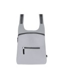 Sac à Dos Pliable Personnalisé Éco-responsable Cladox Matières : PET recyclé Couleurs : gris