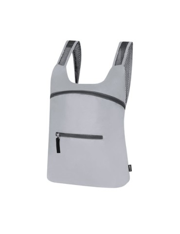 Sac à Dos Pliable Personnalisé Éco-responsable Cladox Matières : PET recyclé Couleurs : gris cadeau entreprise pas cher