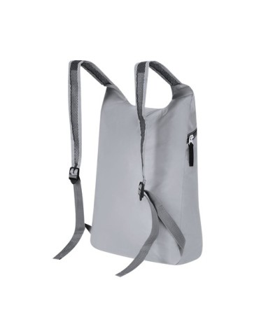 Sac à Dos Pliable Personnalisé Éco-responsable Cladox Matières : PET recyclé Couleurs : gris goodies publicitaire événementiel