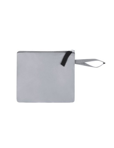 Sac à Dos Pliable Personnalisé Éco-responsable Cladox Matières : PET recyclé Couleurs : gris impression haute définition