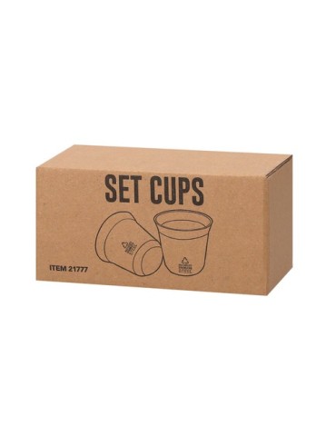 Set de Verres publicitaires Kodet Couleurs : noir Matières : acier inoxydable recyclé goodies personnalisé en stock