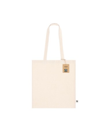 Sac publicitaire Fairtrade Ginter Matières : coton Couleurs : naturel
