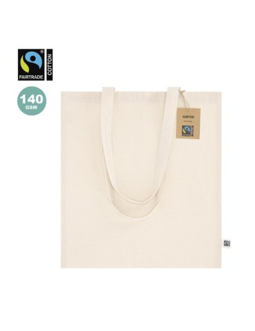 Sac publicitaire Fairtrade Ginter Matières : coton Couleurs : naturel 2