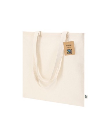 Sac publicitaire Fairtrade Ginter Matières : coton Couleurs : naturel goodies publicitaire événementiel