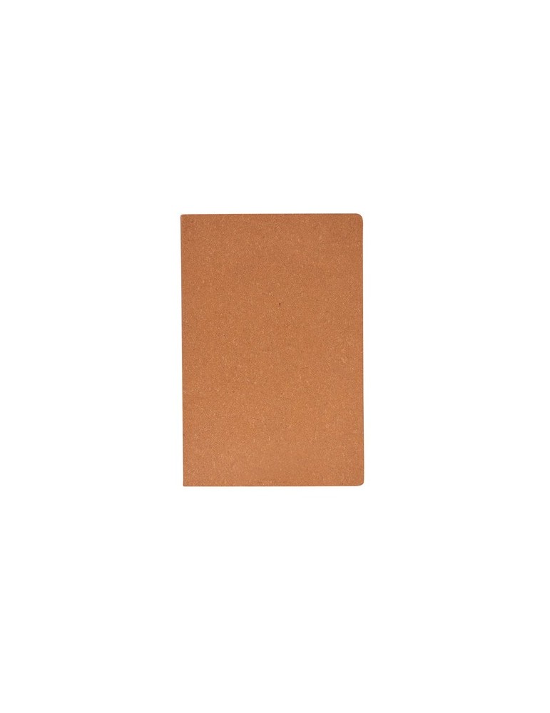Cahier publicitaire personnalisé Atrex Matières : cuir recyclé Couleurs : naturel