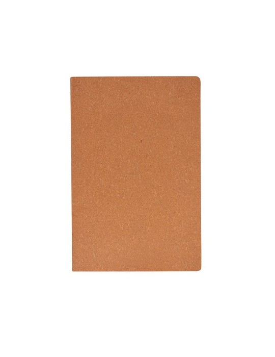 Cahier publicitaire personnalisé Atrex Matières : cuir recyclé Couleurs : naturel