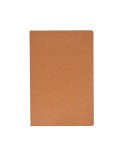 Cahier publicitaire personnalisé Atrex Matières : cuir recyclé Couleurs : noir cadeau client original