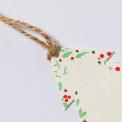 Ornement Éco-responsable Personnalisé de Noël - Boster marquage couleur éclatante